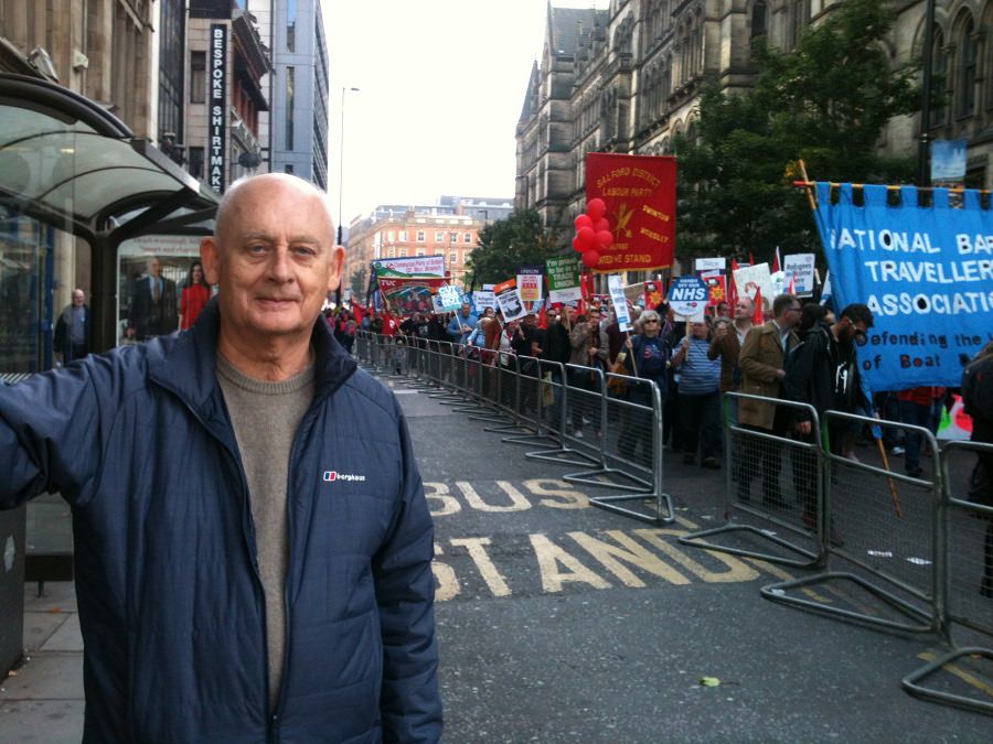 Tony at NHS support March in Manchester