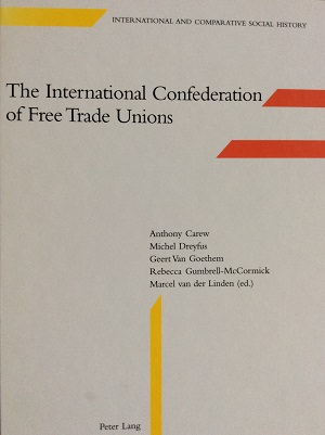 Cover of Carew's book on the ICFTU