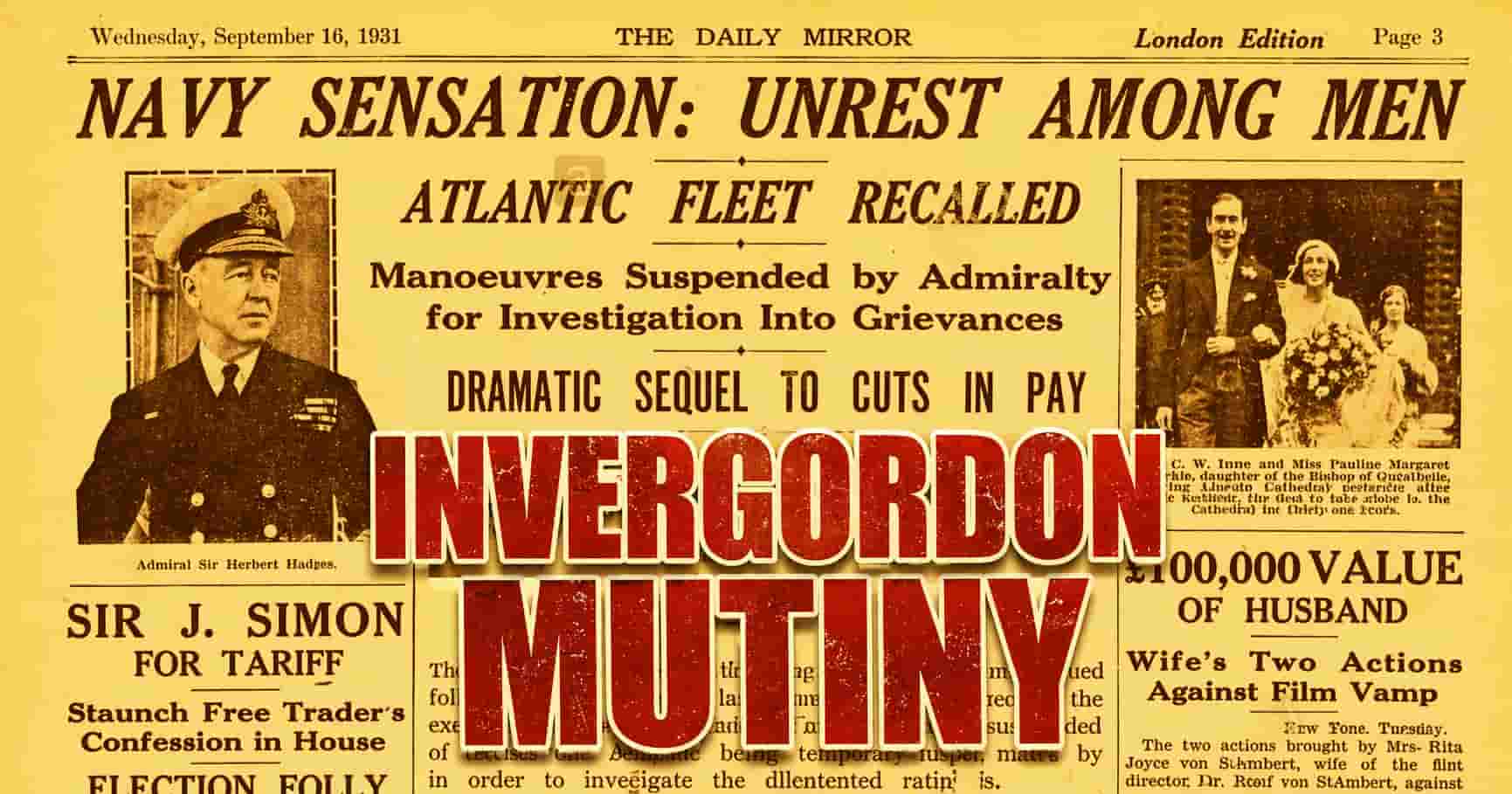 Invergordon Mutiny in Newspaper