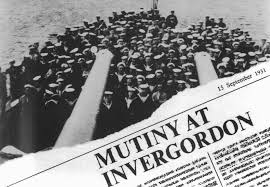 Image showing newspaper report of the mutiny